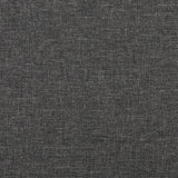 2-Seater Sofa Bed Dark Grey Fabric - Extra Image