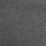 2-Seater Sofa Bed with Two Pillows Dark Grey Fabric