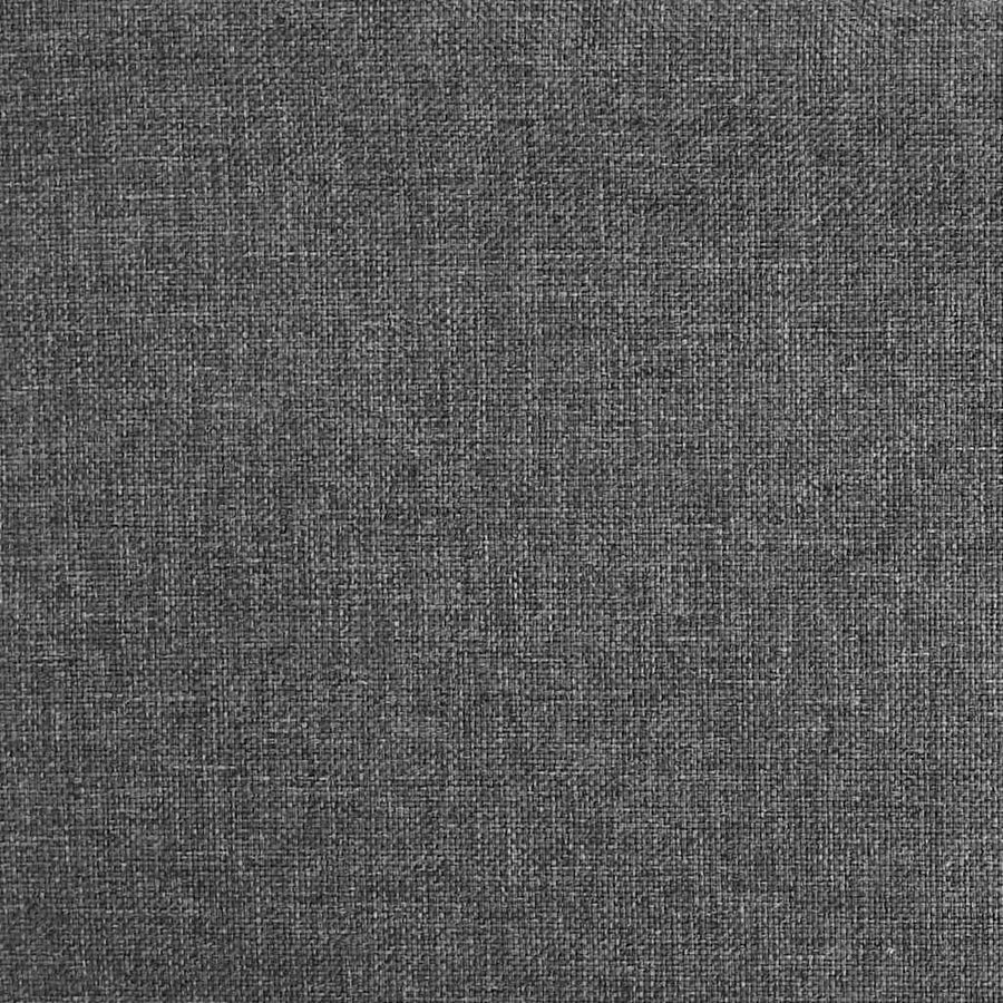 2-Seater Sofa Bed with Two Pillows Dark Grey Fabric