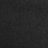 2-Seater Sofa Bed with Two Pillows Black Fabric