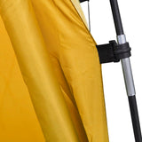 Portable Camping Toilet with Tent 10+10 L - Rear View