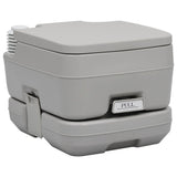 Portable Camping Toilet with Tent 10+10 L - Low Angle