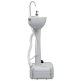 Portable Camping Handwash Stand with Tent 20 L - Low Angle