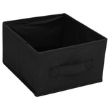 Storage Cabinet with 6 Drawers 55x29x55 cm Black Steel - Rear View