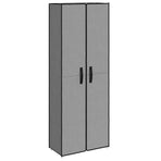 Shoe Cabinet Grey 60x30x166 cm Fabric