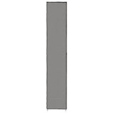 Shoe Cabinet Grey 60x30x166 cm Fabric - 45-Degree Angle
