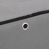 Shoe Cabinet Grey 60x30x166 cm Fabric - Close-Up Angle