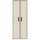 Shoe Cabinet Cream 60x30x166 cm Fabric