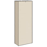 Shoe Cabinet Cream 60x30x166 cm Fabric