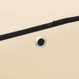 Shoe Cabinet Cream 60x30x166 cm Fabric - Close-Up Angle