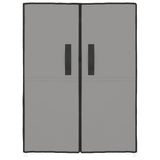 Shoe Cabinet Grey 60x28x90 cm Fabric - Side View