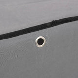 Shoe Cabinet Grey 60x28x90 cm Fabric - Close-Up Angle