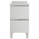 Commercial Kitchen Cabinet with 2 Drawers 50x60x96 cm
