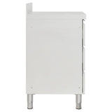 Commercial Kitchen Cabinet with 3 Drawers 50x60x96 cm