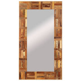 Wall Mirror Solid Wood Reclaimed 60x110 cm