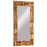 Wall Mirror Solid Wood Reclaimed 60x110 cm - Side View