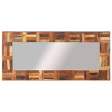 Wall Mirror Solid Wood Reclaimed 50x110 cm