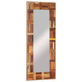 Wall Mirror Solid Wood Reclaimed 50x110 cm