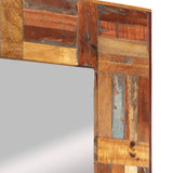 Wall Mirror Solid Wood Reclaimed 50x110 cm