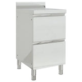 Commercial Kitchen Cabinets with 2 Drawers 2 pcs 50x60x96 cm