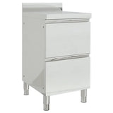 Commercial Kitchen Cabinets with 2 Drawers 2 pcs 50x60x96 cm - Front View