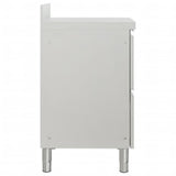 Commercial Kitchen Cabinets with 2 Drawers 2 pcs 50x60x96 cm