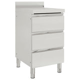 Commercial Kitchen Cabinets 2 pcs 50x60x96 cm Stainless Steel