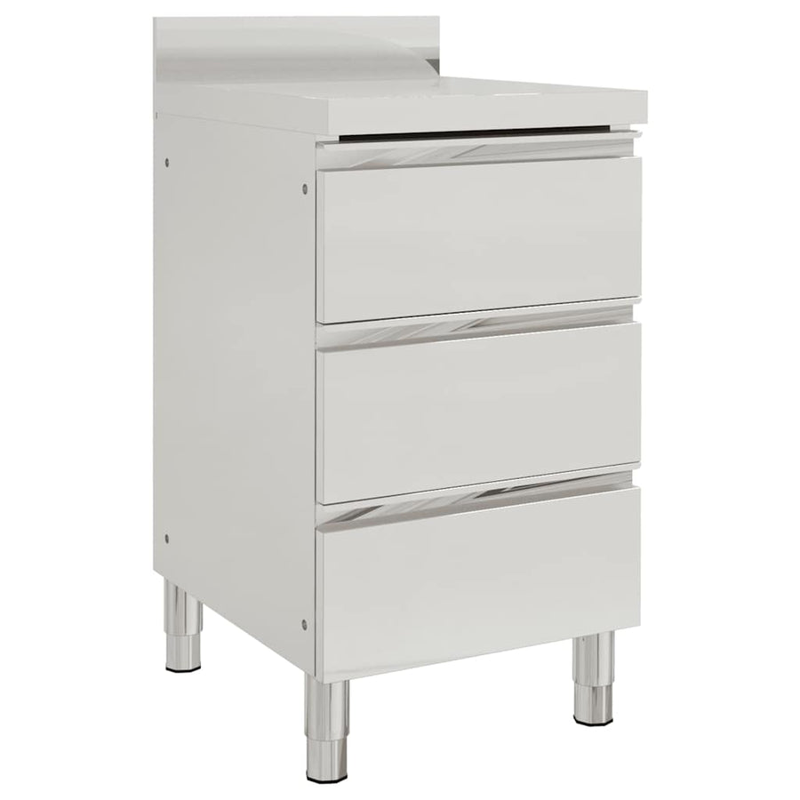 Commercial Kitchen Cabinets 2 pcs 50x60x96 cm Stainless Steel