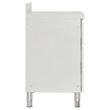 Commercial Kitchen Cabinets with 3 Drawers 2 pcs 50x60x96 cm - Top-Down View