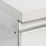 Commercial Kitchen Cabinets with 3 Drawers 2 pcs 50x60x96 cm