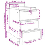 Commercial Kitchen Cabinets with 3 Drawers 2 pcs 50x60x96 cm - Low Angle