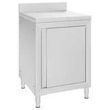 Commercial Kitchen Cabinets 2 pcs Stainless Steel - 45-Degree Angle