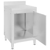 Commercial Kitchen Cabinets 2 pcs Stainless Steel - Rear View