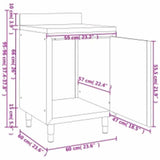 Commercial Kitchen Cabinets 2 pcs Stainless Steel - Extra Image