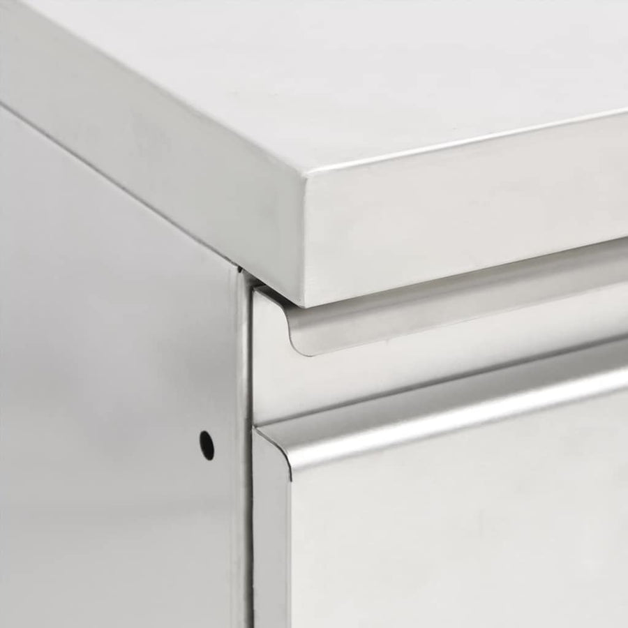 Commercial Kitchen Cabinets 2 pcs Stainless Steel