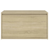 Hall Bench 80x40x45 cm Sonoma Oak Engineered Wood - 45-Degree Angle