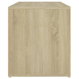 Hall Bench 80x40x45 cm Sonoma Oak Engineered Wood