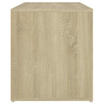 Hall Bench 80x40x45 cm Sonoma Oak Engineered Wood