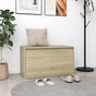Hall Bench 80x40x45 cm Sonoma Oak Engineered Wood