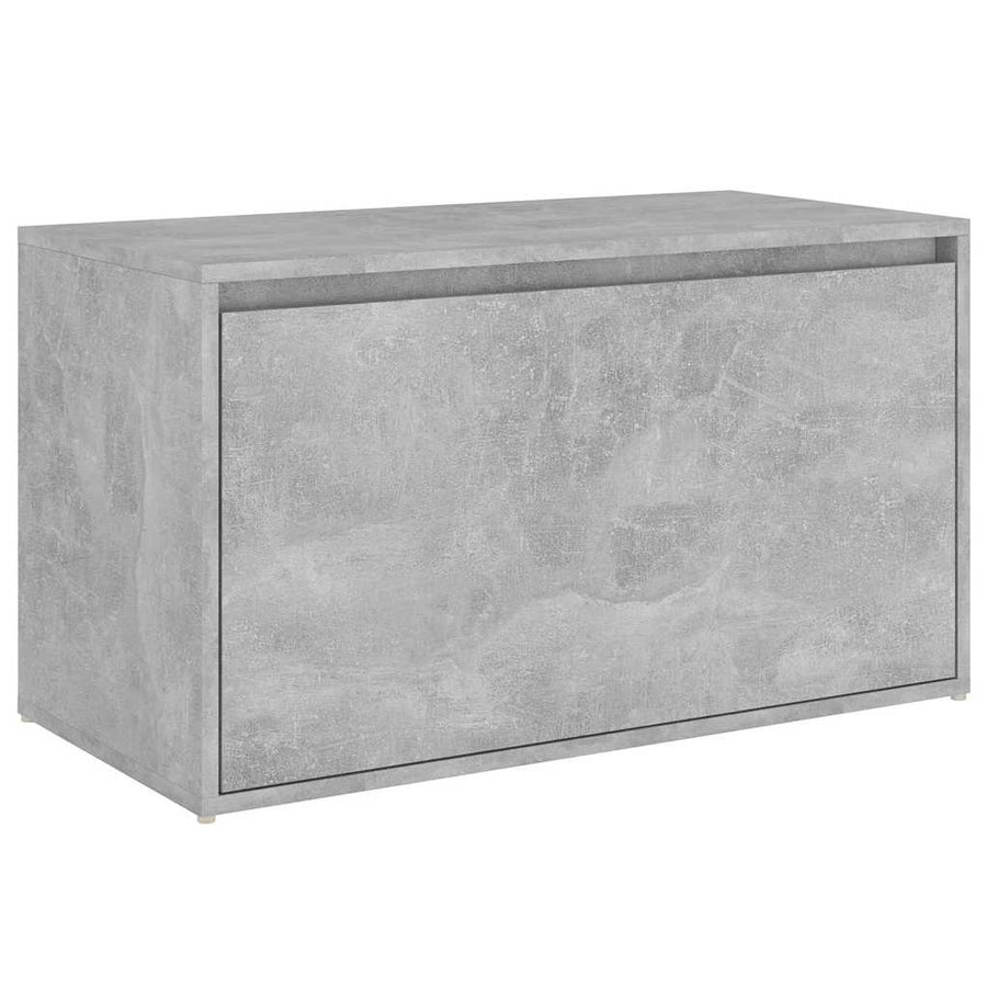 Hall Bench 80x40x45 cm Concrete Grey Engineered Wood