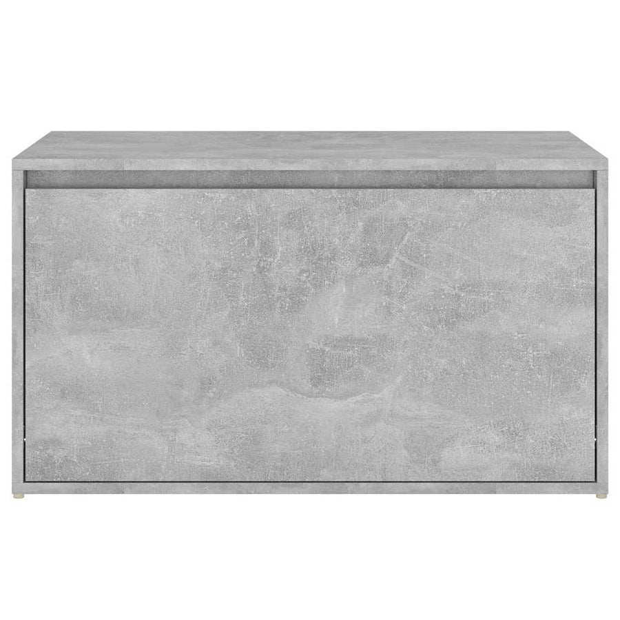 Hall Bench 80x40x45 cm Concrete Grey Engineered Wood