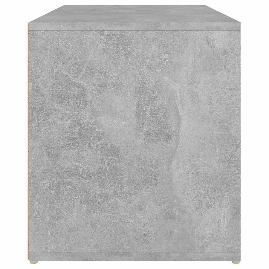 Hall Bench 80x40x45 cm Concrete Grey Engineered Wood