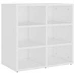Shoe Cabinet White 52.5x30x50 cm