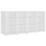 Shoe Cabinets 2 pcs White 52.5x30x50 cm - Front View
