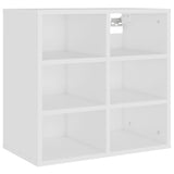 Shoe Cabinets 2 pcs White 52.5x30x50 cm - Rear View
