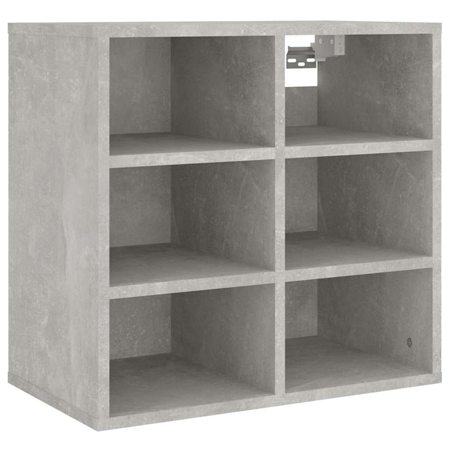 Shoe Cabinet Concrete Grey 52.5x30x50 cm