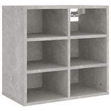 Shoe Cabinets 2 pcs Concrete Grey 52.5x30x50 cm - Rear View
