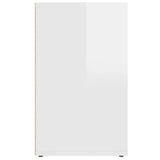 Shoe Cabinets 2 pcs High Gloss White 52.5x30x50 cm
