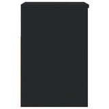 Shoe Bench Black 60x30x45 cm Engineered Wood