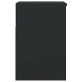 Shoe Bench High Gloss Black 60x30x45 cm Engineered Wood - Rear View